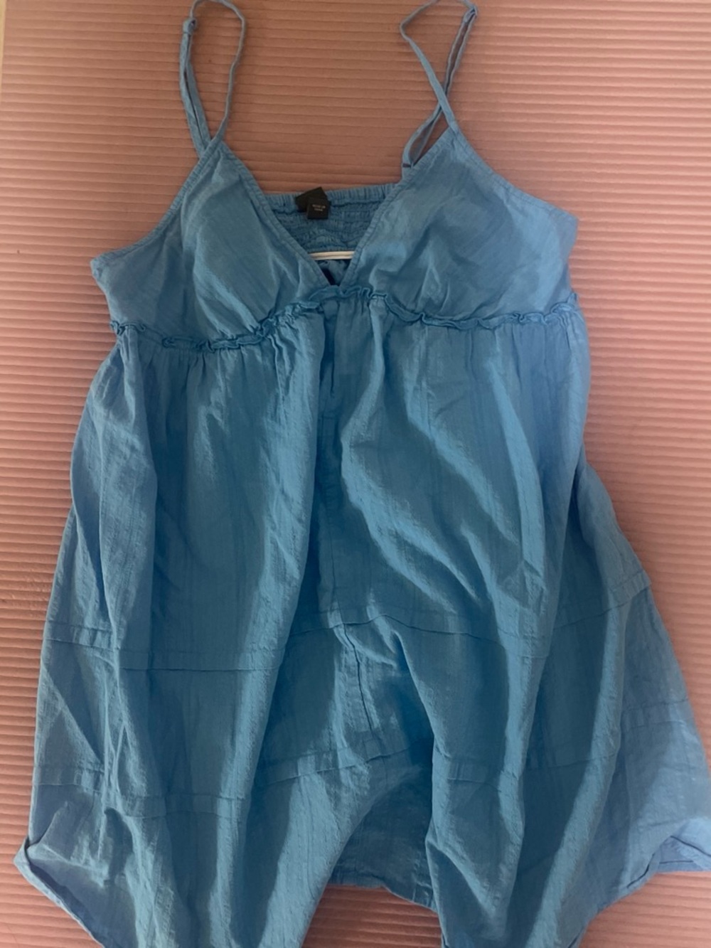 Light Blue Spaghetti-Strap Women's Camisole Top